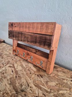 Rustic handmade key holder