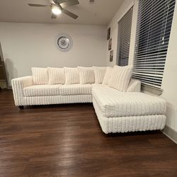 New in Box Trendy Fluffy sectional Need gone $10Down