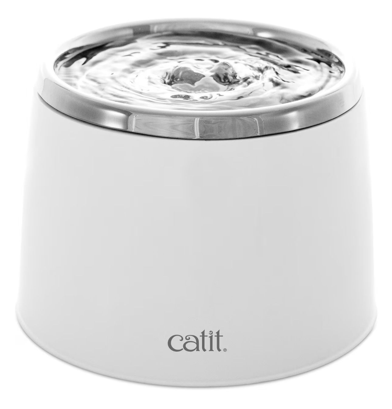 Catit Stainless Steel Top Cat Fountain, 64-oz