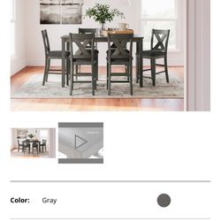 Gray sectional couch 