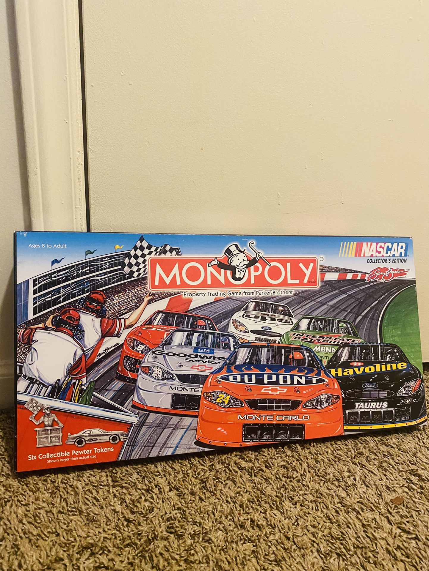 MONOPOLY NASCAR Collector’s Edition Sam Bass c. 2002