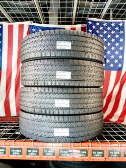 ✅ 4 Matching Used Tires LT235/80R17 FIRESTONE TRANSFORCE HT 235/80R17 LOAD E 10PR TYRES 235 80 17