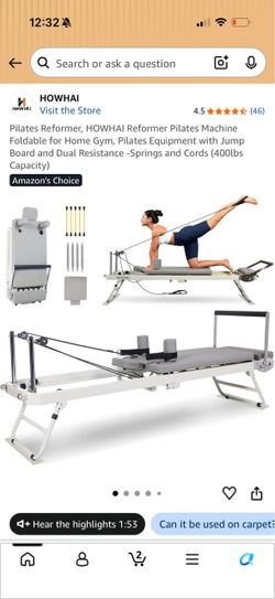 Pilates reformer