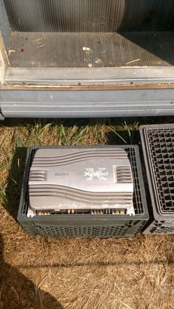 Sony amplifier 4 channels