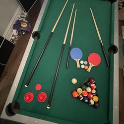 3 in 1 Pool/Ping Pong /Air Hockey Table