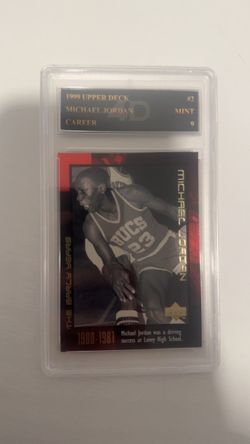 1999 Upper Deck Michael Jordan Career #2 Graded Mint 9