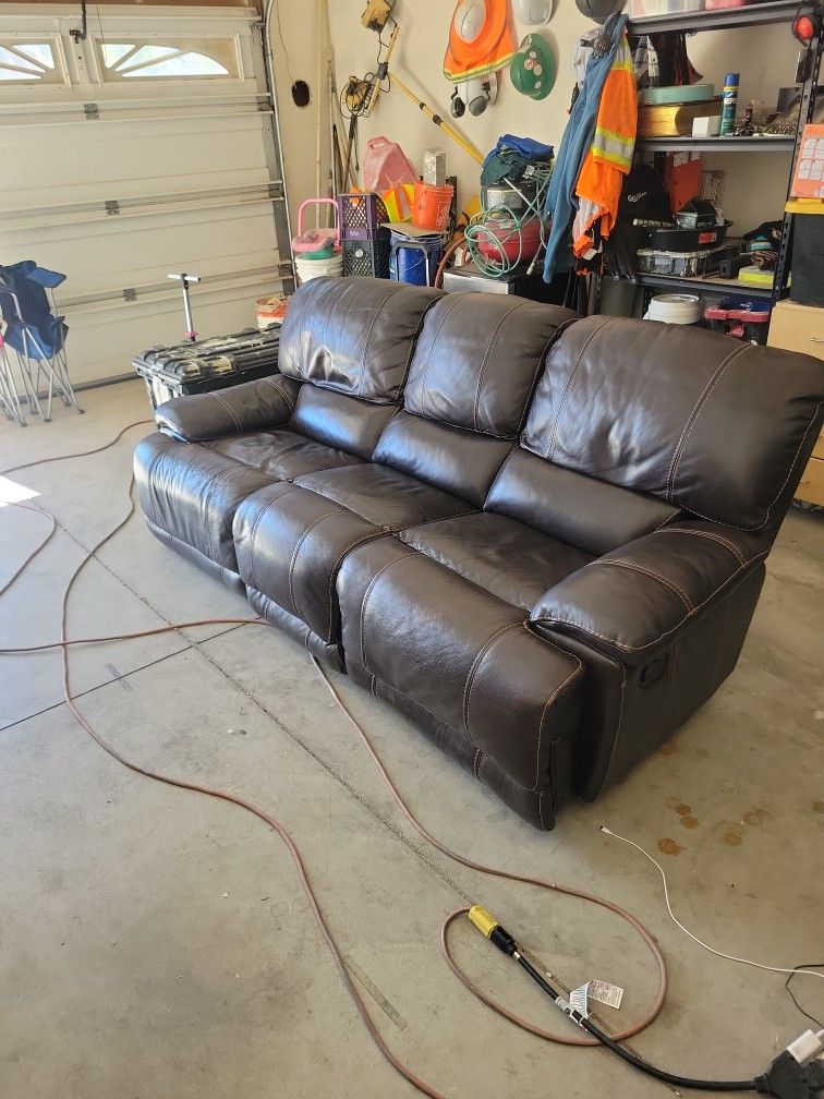 Leather Couch 