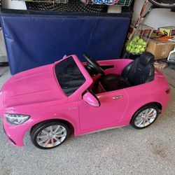 Pink Mercedes Electric Kids Ride On Car