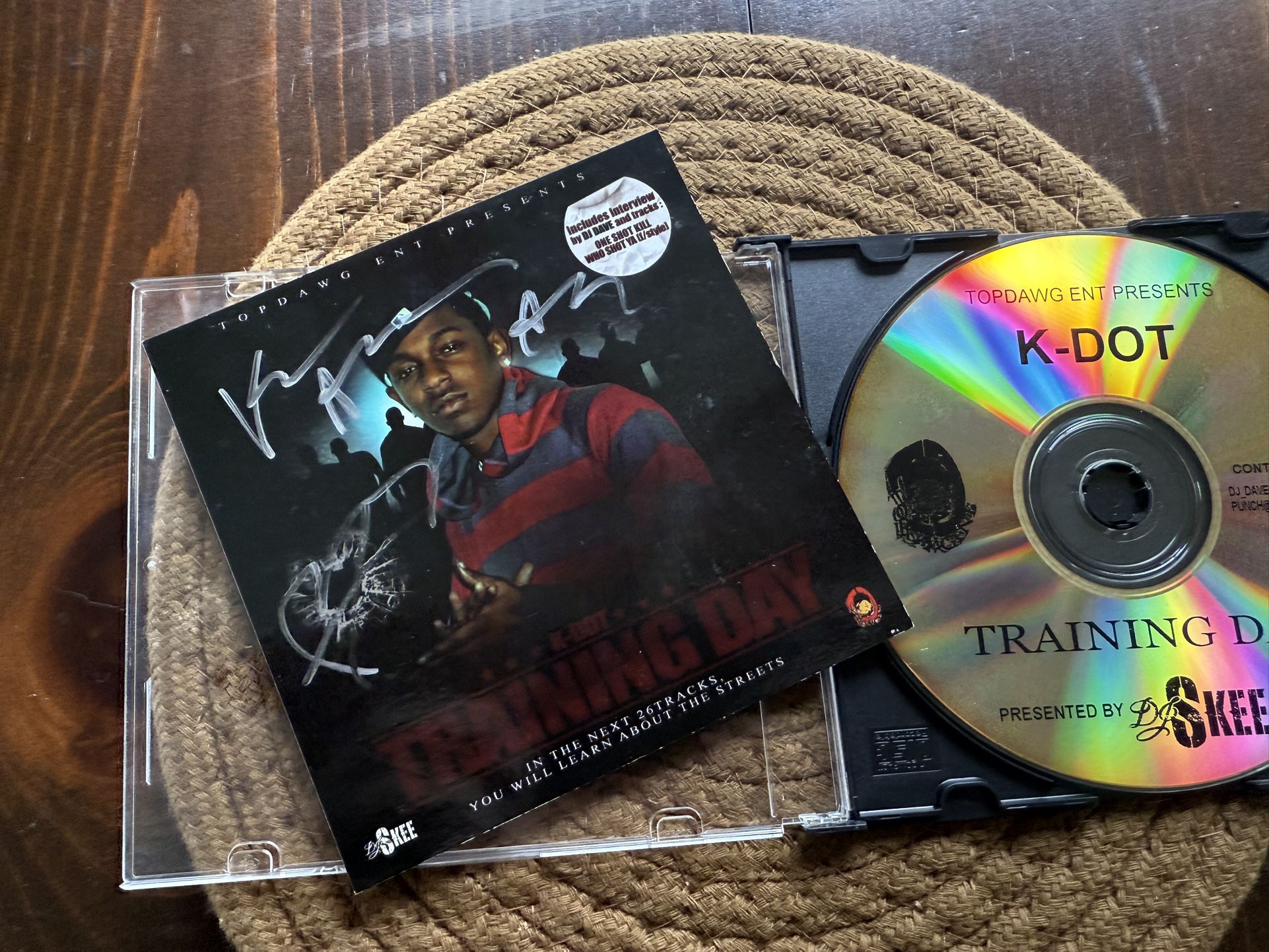 Kendrick “https://offerup.com/redirect/?o=ay5kb3Q=” Lamar - Training Day Mixtape AUTOGRAPHED