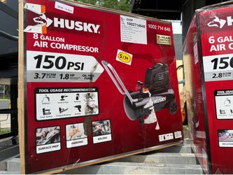 Husky 8gal air compressor