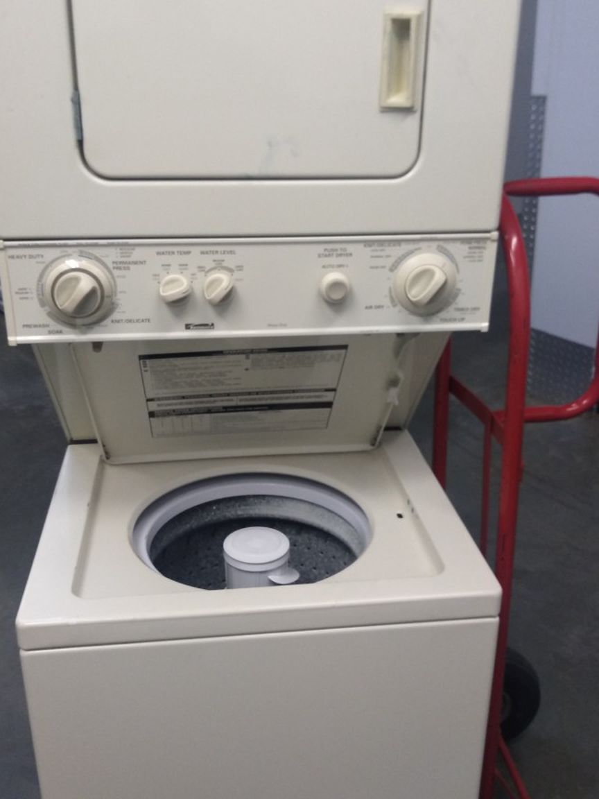 Kenmore 24inch Stacked Washer Dryer Combo Works Good 30 Day Warranty {contact info removed}