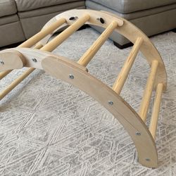 Solid wood European made foldable climbing arch