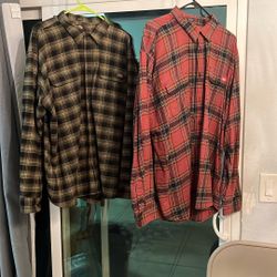 Work Shirts Dickies Relaxed Fit Flannels