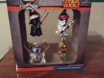 Set of Star Wars ornaments