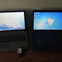 HP, And Toshiba Laptop 