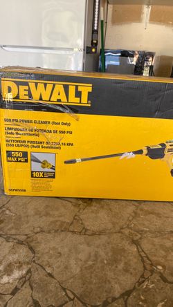 DeWalt 550 PSI Power Cleaner