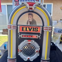 Elvis Juke Box Battery Operated Plays Several Songs 