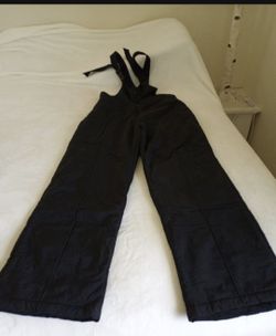 Helly Hansen Black Overall Ski  Pants / Bibs Size 14 Worn 2 Times