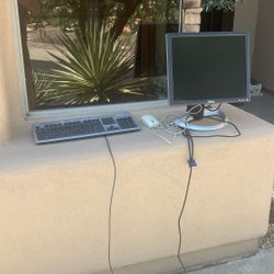 Computer Monitor, Mouse, Key Board