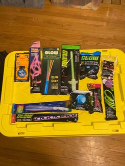 Glow in the Dark Party Supplies Bundle