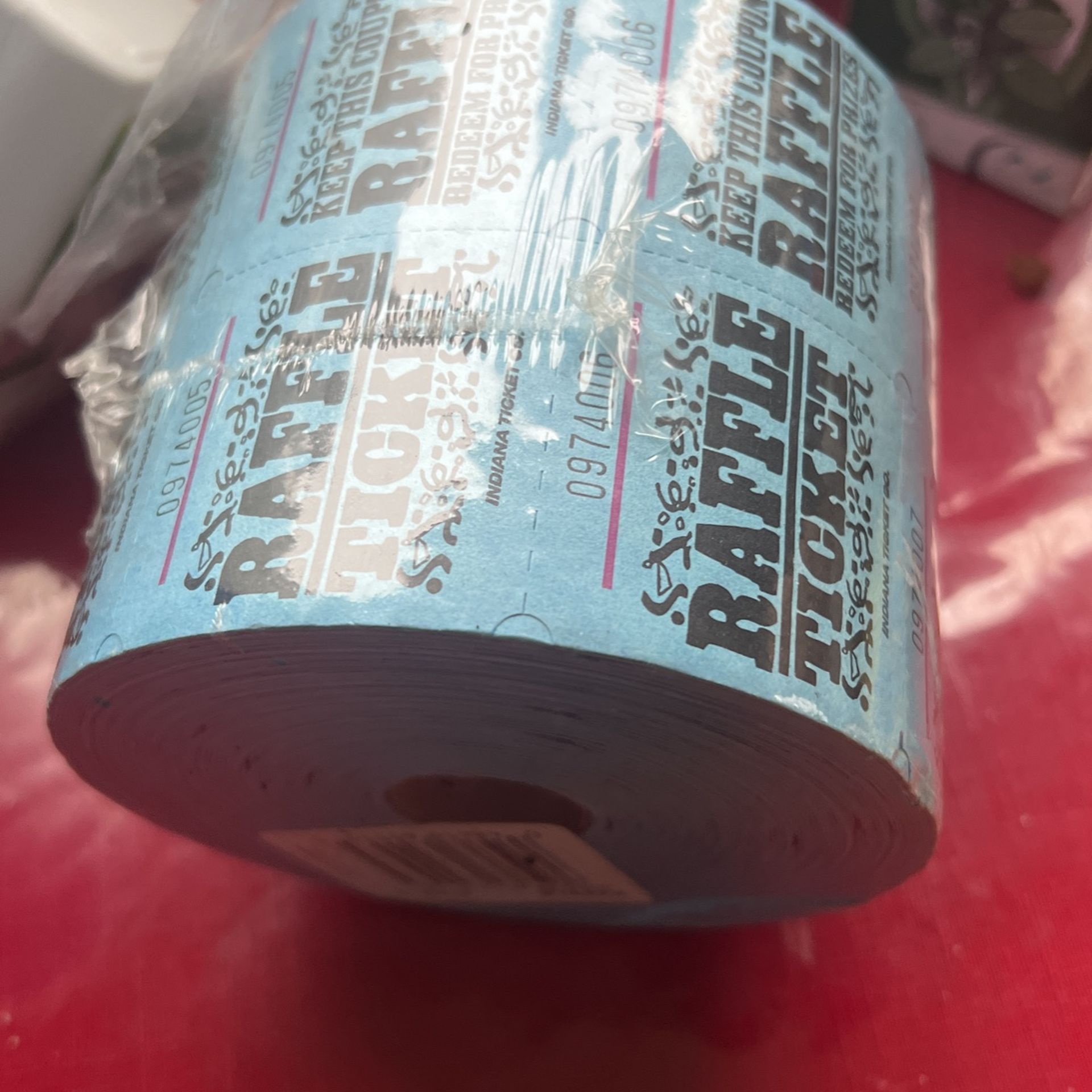 Roll Of 1600 Raffle Tickets Brand New
