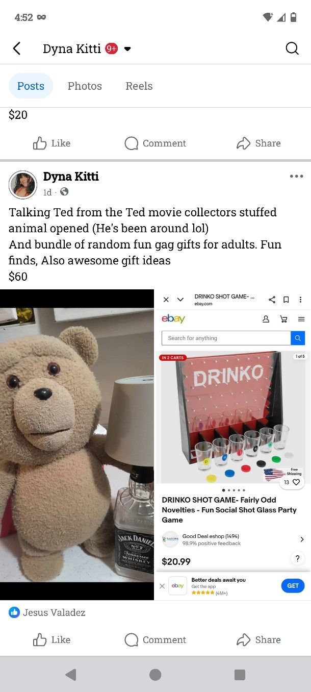 Talking Ted And Fun Adult Games Set