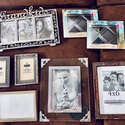 Small Size Picture Frames (Lot Of 8)