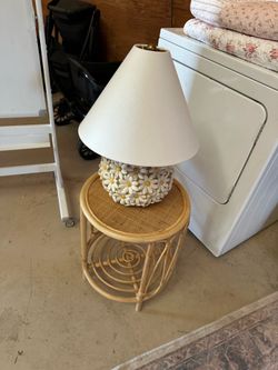 Small wooden side table