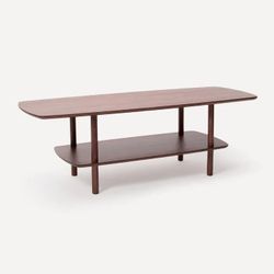 Serif Coffee Table Walnut Wood, Walnut ,  New, 