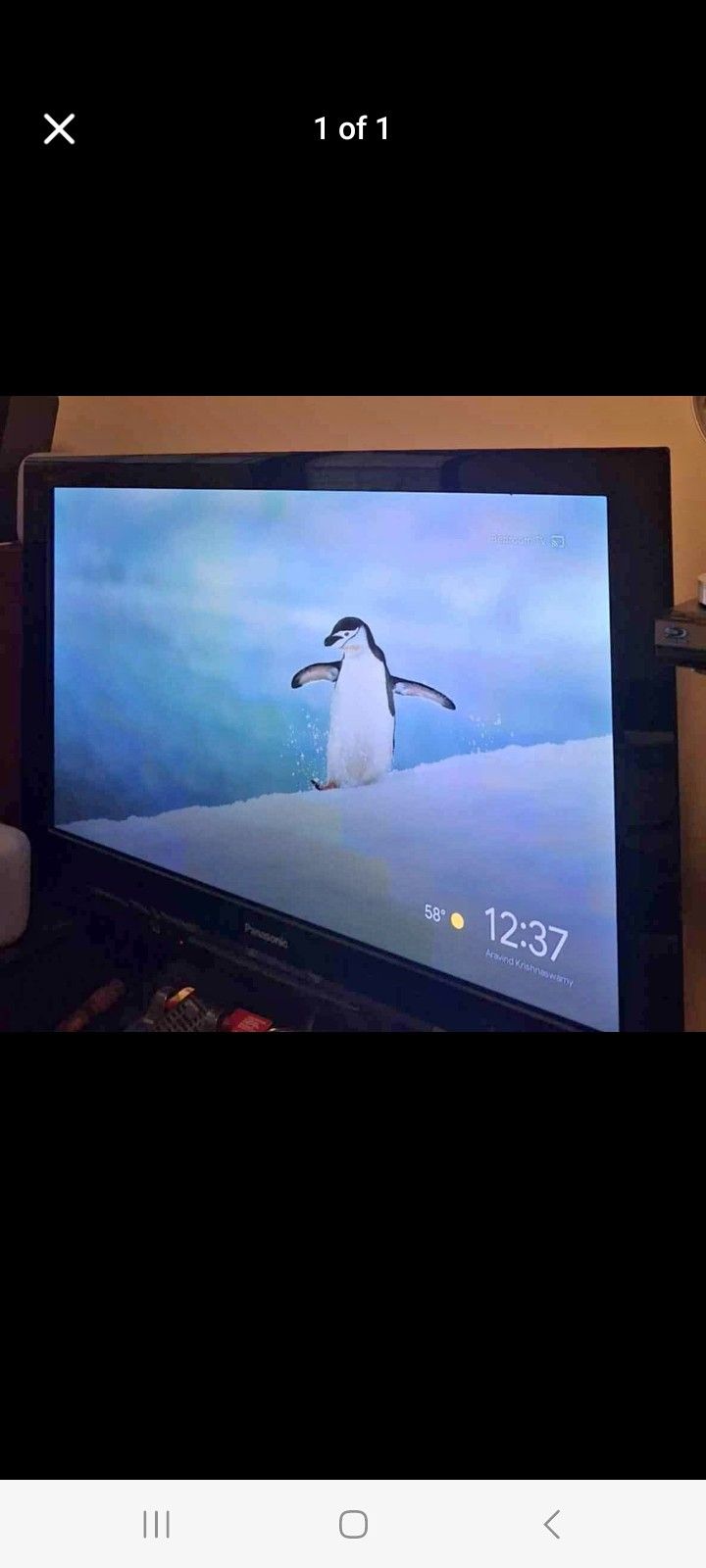 42" SAMSUNG 1080P TV WITH ROKU STREAMING STICK AND REMOTES $100 FINAL PRICE