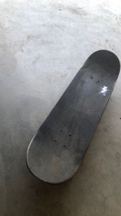 Actual skateboard with long board wheels