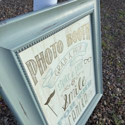 Photo Booth Sign / Picture Frame