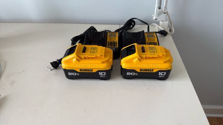 Dewalt 20v 10AH batteries