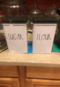 **RAE DUNN** Flour &Sugar Tins