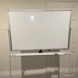 4 Foot Double Sided White Board 