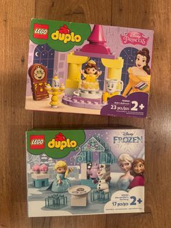 Brand New Duplo LEGO 2x  Beauty and the Beast  Frozen