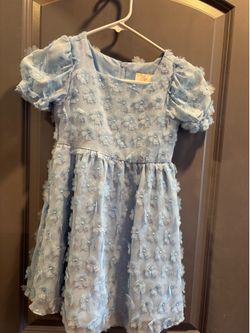 Blue floral dress size 6