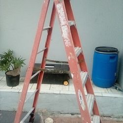 Fiberglass Six Foot Ladder