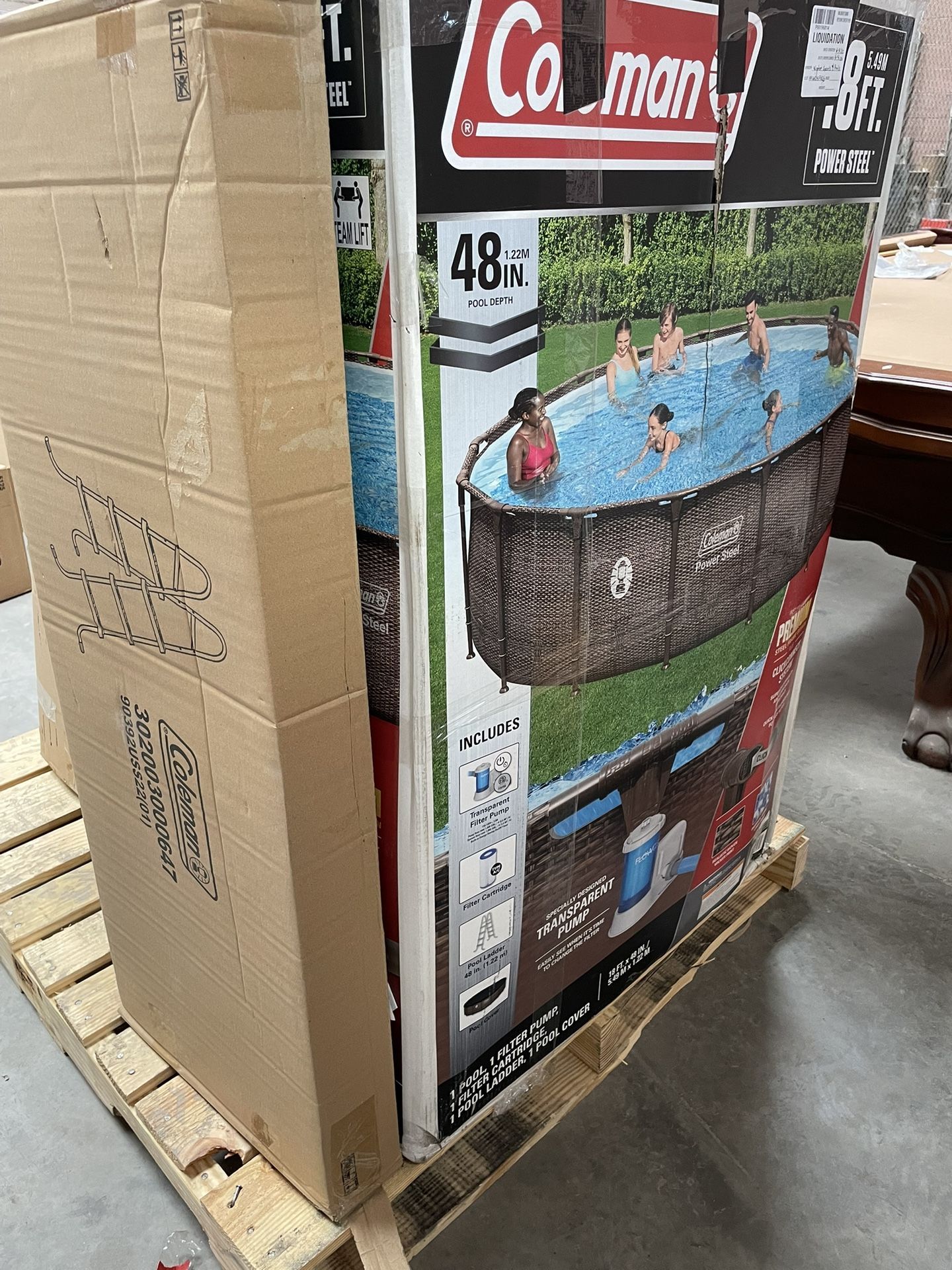 Coleman 18’ x 48” Outdoor Pool