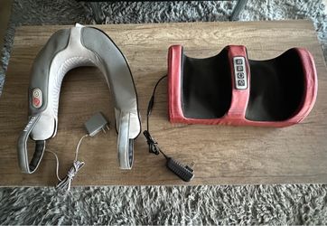 Massage Set – Neck & Foot Massager – Works Great