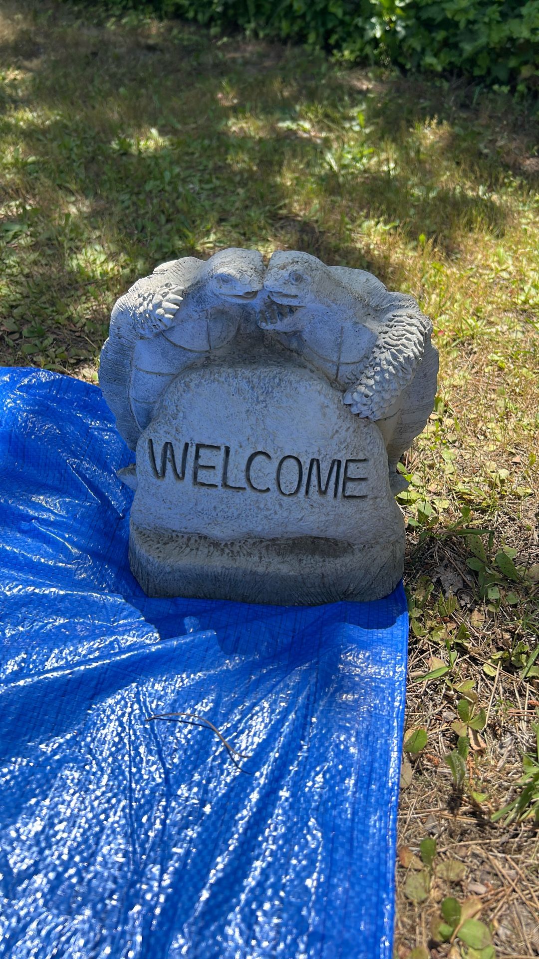 ASSORTED CEMENT STATUES !
