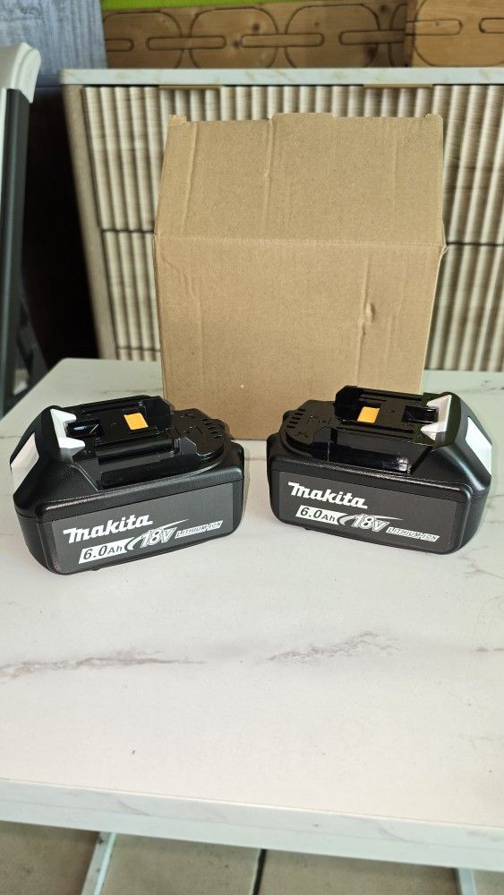 POWER TOOL BATTERY PACK BATTERY 18V 6.0Ah Lithium-ion Rechargeable With LED Level Indicator.
NEW.
PICK UP AVAILABLE.