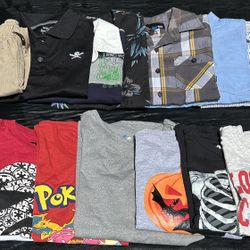 NEW and GENTLY USED Boys Clothes, Size Xsmall, Small, and Medium,