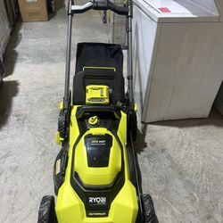 RYOBI 40V HP Brushless 21 in. Cordless Battery Walk Behind Self-Propelled Lawn Mower with (2) 6.0 Ah