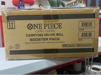 One piece OP13 carrying on his will sealed full case