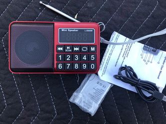 mini speaker sm/am/fm model L-238SW