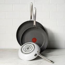T-fal Ceramic Non-Stick Frypan Set, 3-piece