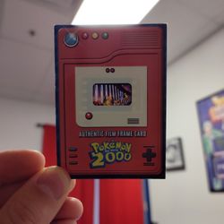 pokemon authentic film frame card Topps the Movie 2000 35mm 'Meowth' P  Rotterdam Comics MORE AUTHENTIC FILM FRAMES -
