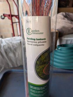GARDEN TREASURES FOLDING LANTERN