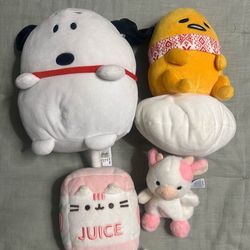 Snoopy, Squishmallow, Gudetama, Palm Pals, Pusheen, Sanrio Bundle